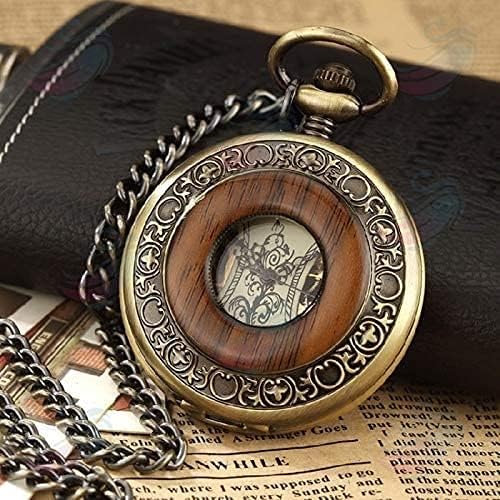 Retro Roman Mechanical Pocket Watch